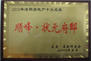 2010年洛阳房地产十大名盘